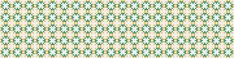 Abstract Cross Pattern Dots Logo generative computational art illustration