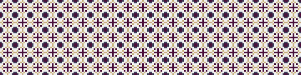 Abstract Cross Pattern Dots Logo generative computational art illustration