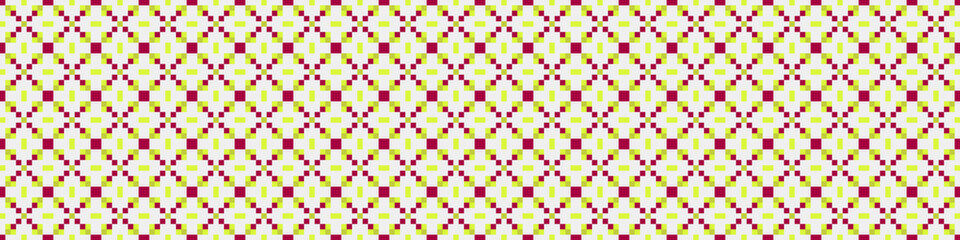 Fototapeta premium Abstract Cross Pattern Dots Logo generative computational art illustration