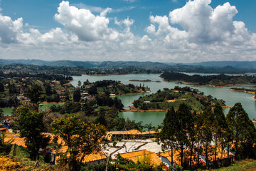 Obraz premium Vista aérea de Guatapé