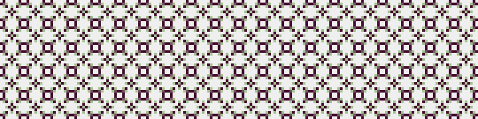 Fototapeta premium Abstract Cross Pattern Dots Logo generative computational art illustration