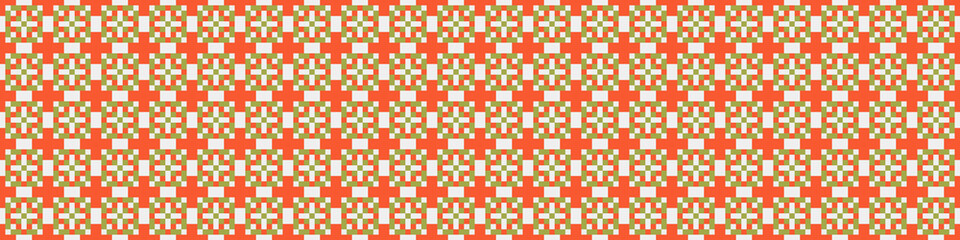 Abstract Cross Pattern Dots Logo generative computational art illustration