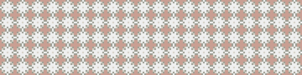 Abstract Cross Pattern Dots Logo generative computational art illustration