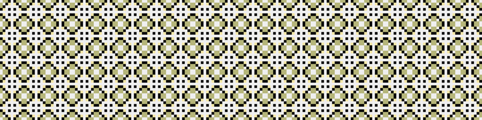 Abstract Cross Pattern Dots Logo generative computational art illustration