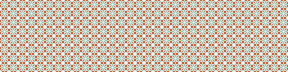 Abstract Cross Pattern Dots Logo generative computational art illustration