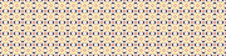 Abstract Cross Pattern Dots Logo generative computational art illustration