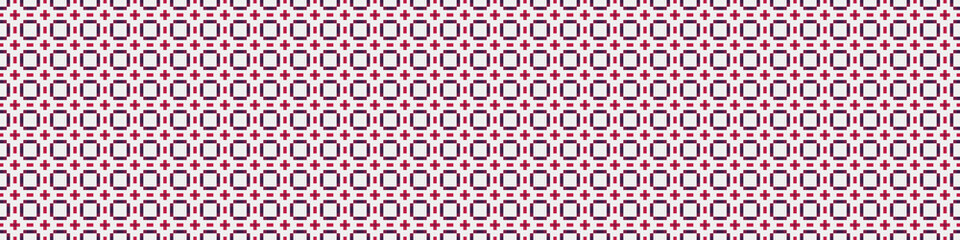 Fototapeta premium Abstract Cross Pattern Dots Logo generative computational art illustration