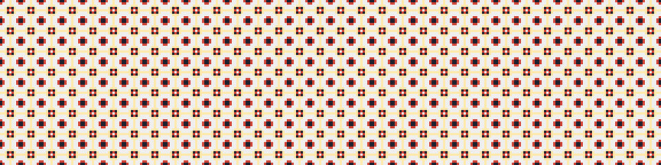 Fototapeta premium Abstract Cross Pattern Dots Logo generative computational art illustration