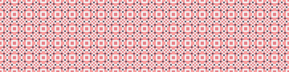 Fototapeta premium Abstract Cross Pattern Dots generative computational art illustration