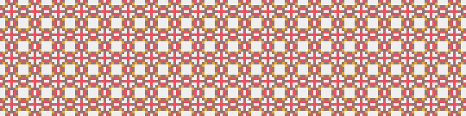 Abstract Cross Pattern Dots generative computational art illustration