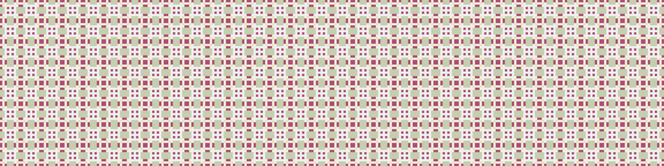 Fototapeta premium Abstract Cross Pattern Dots Logo generative computational art illustration