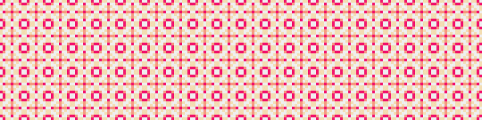 Abstract Cross Pattern Dots Logo generative computational art illustration