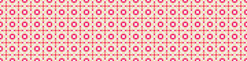 Abstract Cross Pattern Dots Logo generative computational art illustration