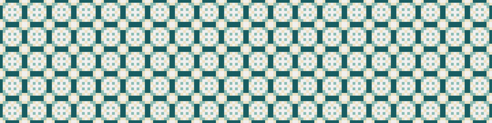 Abstract Cross Pattern Dots Logo generative computational art illustration