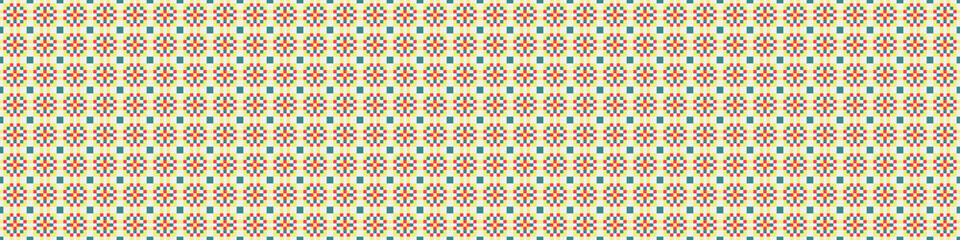 Abstract Cross Pattern Dots Logo generative computational art illustration