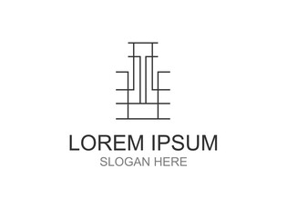 The logo is an arrangement of lines in steel construction