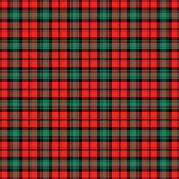 Kerr Ancient Tartan Seamless Pattern - Repeating pattern design of Ancient tartan