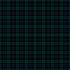 Black Watch Modern Tartan Seamless Pattern - Repeating pattern design of Modern tartan - 394268342