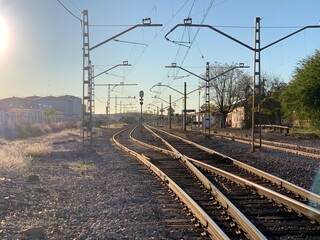 Fototapeta na wymiar Estación Ferroviaria de Montoro [Córdoba]
