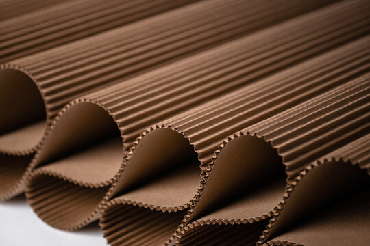 folded into a ring corrugated cardboard