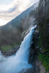 View of the Krimml Waterfalls