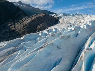 snow covered mountains