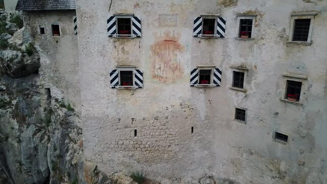 Medieval castle reconstructed into a renaissance castle in Europe