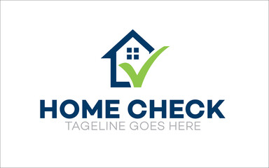 Illustration vector graphic of home inspection company logo design template