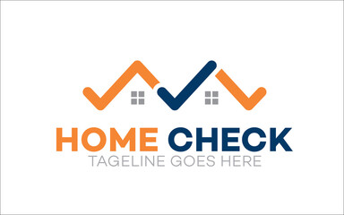 Illustration vector graphic of home inspection company logo design template
