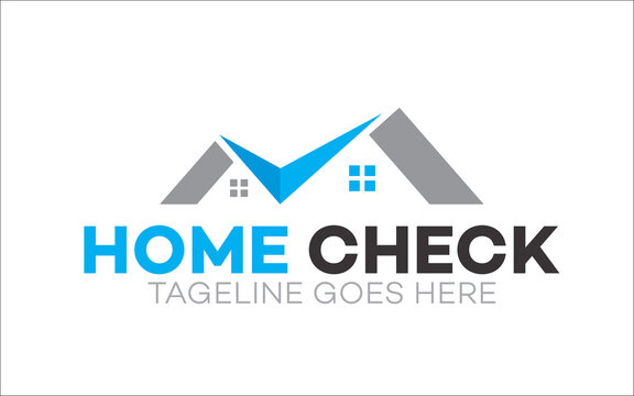 Illustration vector graphic of home inspection company logo design template