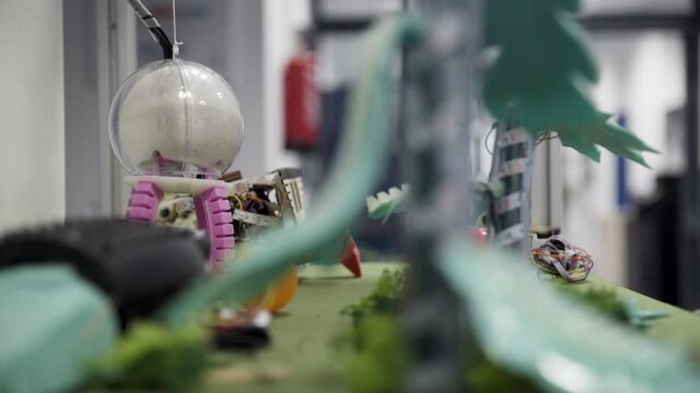 Focus shift to weird robot-like fantasy creatures