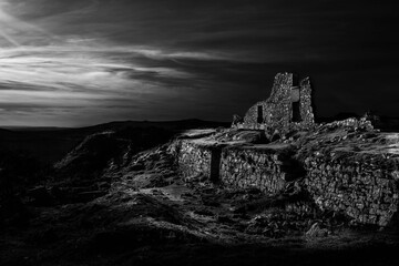 Moody Bnw Ruins Dartmoor