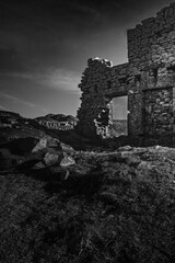 Old Mining Post in Dartmoor National Park