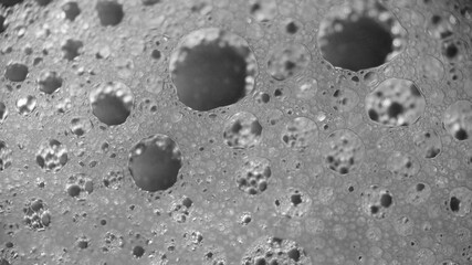 Macro of water bubbles
