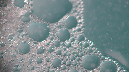 Macro of water bubbles