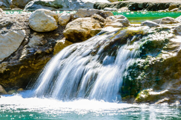 Waterfall in a Goynuk canyon. Antalya province, Turkey