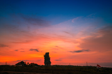 Bali's Most Iconic Landmark Hindu God Garuda Wisnu Kencana statue also GWK statue is a 122-meter tall statue located in Garuda Wisnu Kencana Cultural Park, Bali, Indonesia.