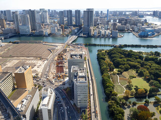東京都　移転した旧築地市場の跡地