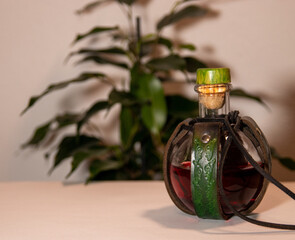 dungeons and dragons health potion with dice