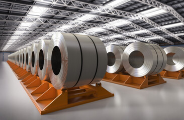roll of steel sheets