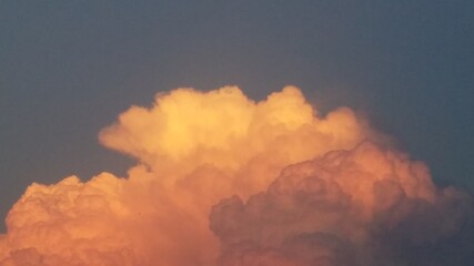 fire burning in the sky