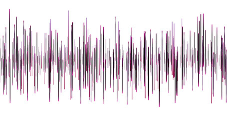 Sound waves height background. Music and audio light waves banner. Magic bright colors stripe.