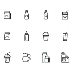 Liquid Container Icons