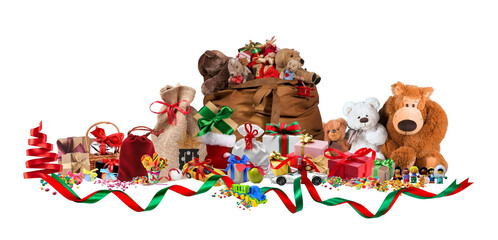 Christmas Toys and Candy Vector