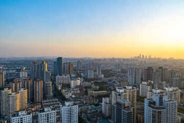 Fototapeta na wymiar Night view city scenery Nanjing, Jiangsu, China