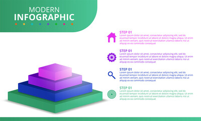 Minimal Business Infographics template. vector illustration