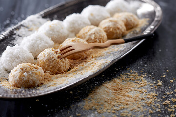 Delicious Chinese food, dessert glutinous rice dumplings