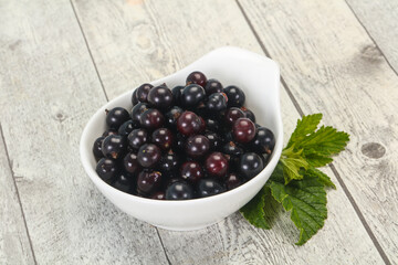 Fresh ripe sweet black currant