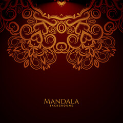 Obraz na płótnie Canvas beautiful mandala design decorative background