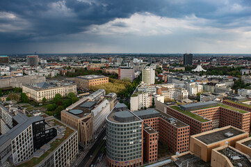 The panoramic view on Berlin city, Germany